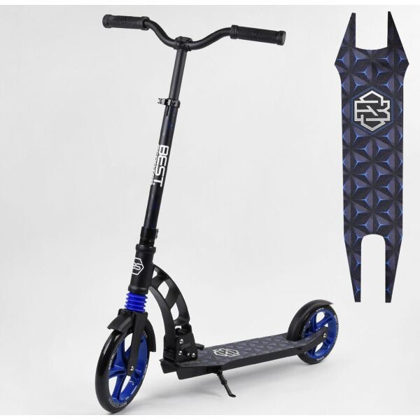 

Самокат с большими колесами "Best Scooter" 81246, синий
