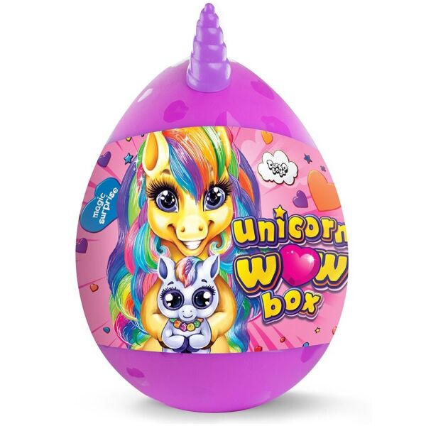 

Набор для творчества Danko toys Unicorn WOW Box, яйцо единорог, 24 предмета