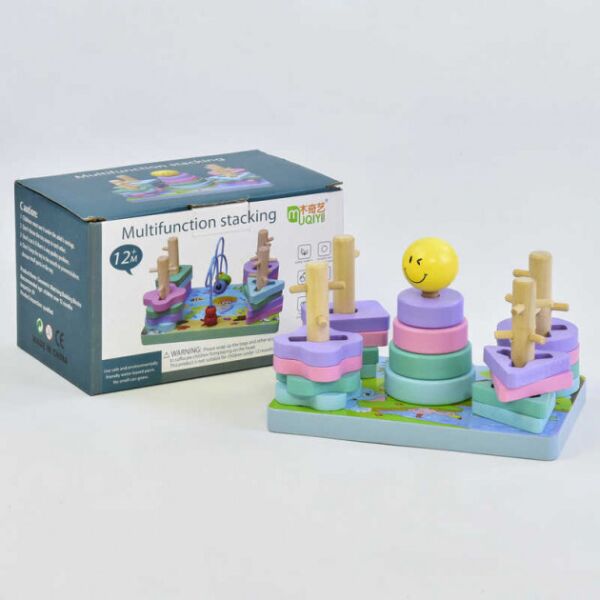 

Деревянная игра FunToys Пирамидка-Сортер 35685