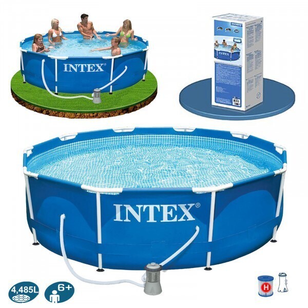 

Бассейн каркасный Intex 28202. 305-76см, 4485л с фильтр-насосом