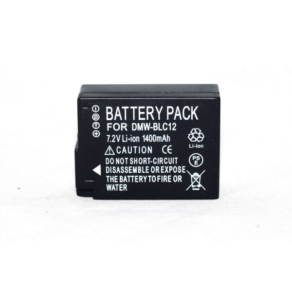 

Аккумулятор DMW-BLC12 (аналог DMW-BLC12E DMW-BLC12GK DMW-BLC12PP) для фотоаппаратов Panasonic - 1400 ma