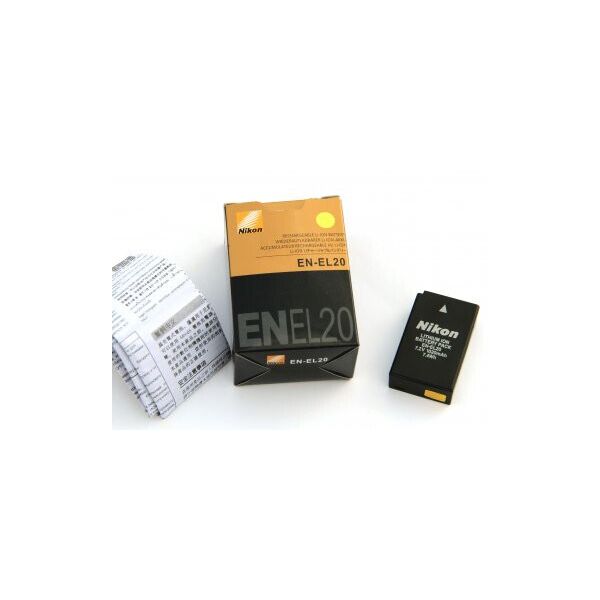 

Аккумулятор EN-EL20 для фотоаппаратов NIKON 1 J1, J2, J3, CoolPix A