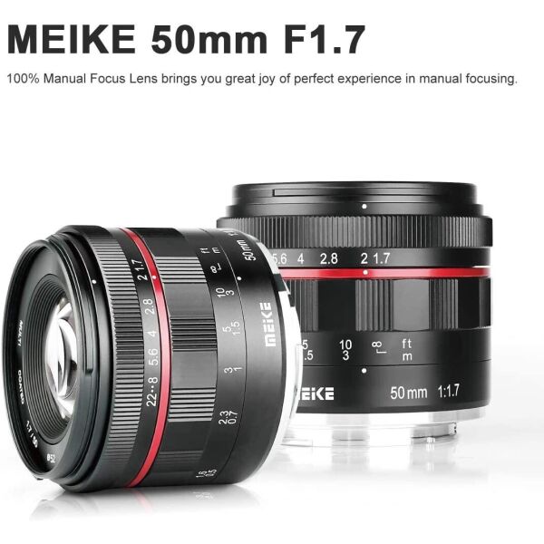 

Объектив MEIKE 50 mm F/1.7 MC (MK-50 F1.7) для Canon RF (Canon EOS R, EOS RP)