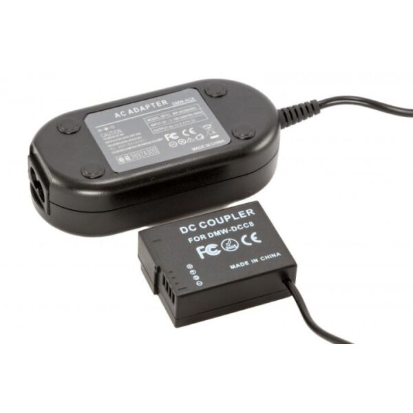 

Сетевой адаптер DMW-AC8 + DMW-DCC8 (совместим с аккумулятором DMW-BLC12) для камер Panasonic