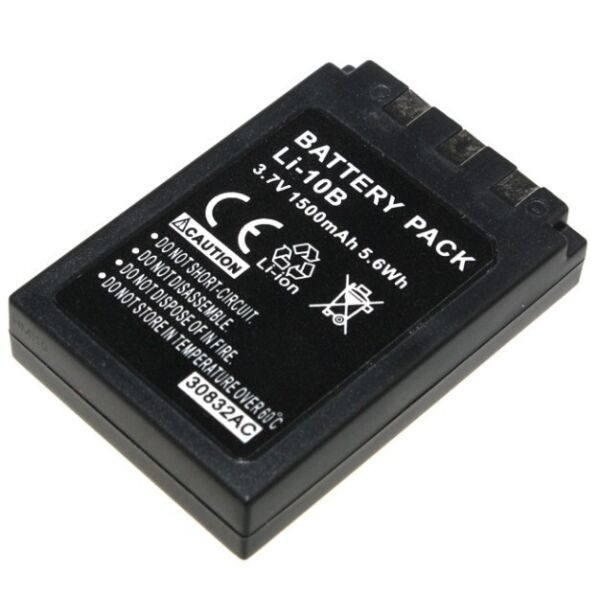 

Аккумулятор для фотоаппаратов OLYMPUS - аккумулятор Li-10B (Li-12B, DB-L10) аналог - 1500 ma