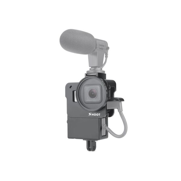 

Алюминиевый корпус для экшн камер GoPro Hero 5, 6, 7 с фильтром 52 UV и отсеком для микрофона (код № XTGP539)