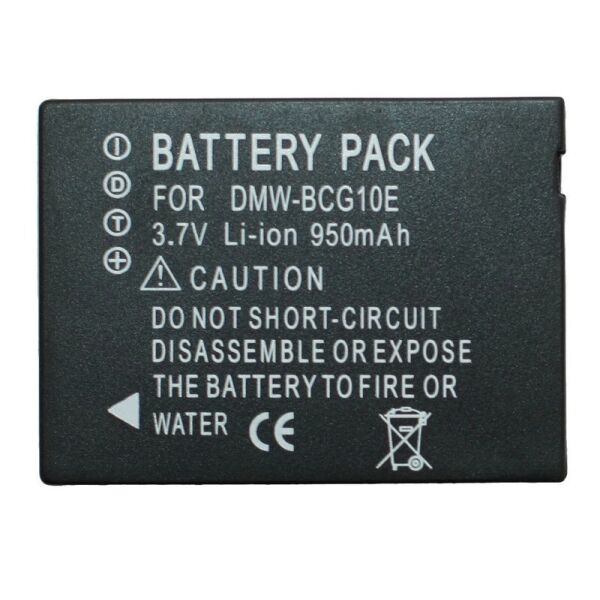 

Аккумулятор DMW-BCG10E (DMW-BCG10PP, DMW-BCG10) для камер Panasonic - аналог 950 ma