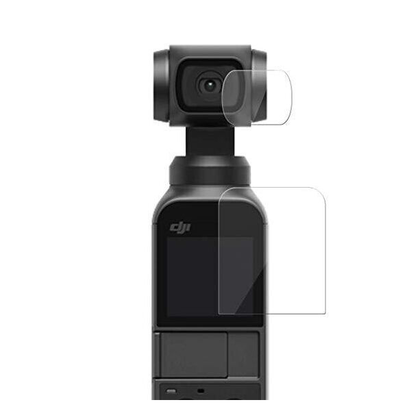 

Защитное стекло для DJI OSMO POCKET (на дисплей и объектив)(код № XT-530B)