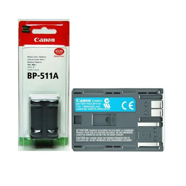 

Аккумулятор для фотоаппаратов и видеокамер CANON - BP-511a