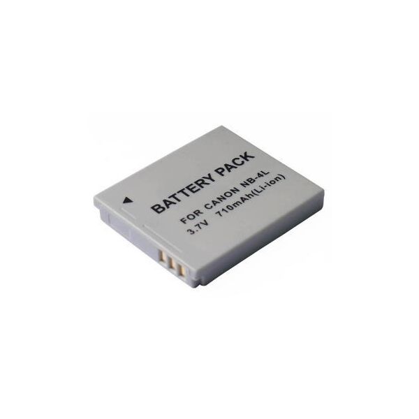 

Аккумулятор NB-4L (аналог) для фотоаппаратов CANON - 710 ma