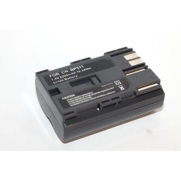 

Аккумулятор для фотоаппаратов и видеокамер CANON - BP-511a (аналог) - 2200 ma