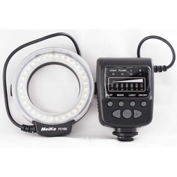 

Кольцевая LED макровспышка MeiKe FC- ak100 (FC ak100) для камер CANON