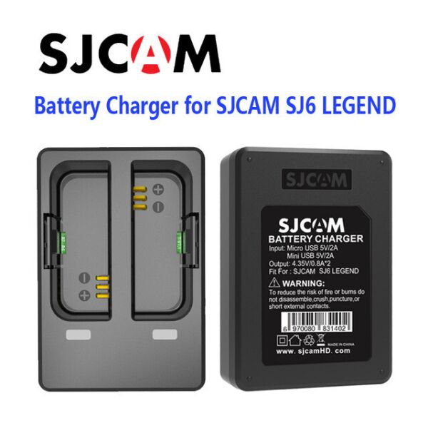 

Зарядное устройство для SJcam SJ6 Legend (dual) - для двух аккумуляторов