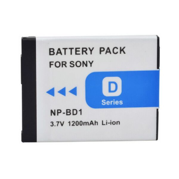 

Аккумулятор NP-BD1 (NP-FD1) - аналог для фотоаппаратов Sony - 1200 ma