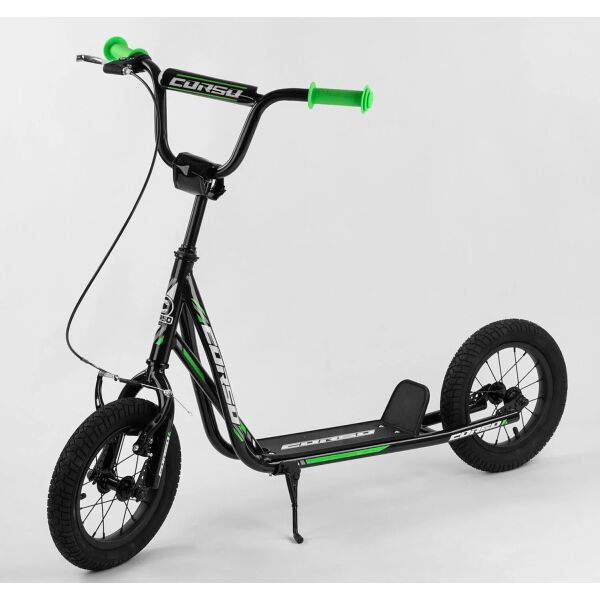 

Самокат Corso 12 New JT 01019 Black / Green (JT 01019)