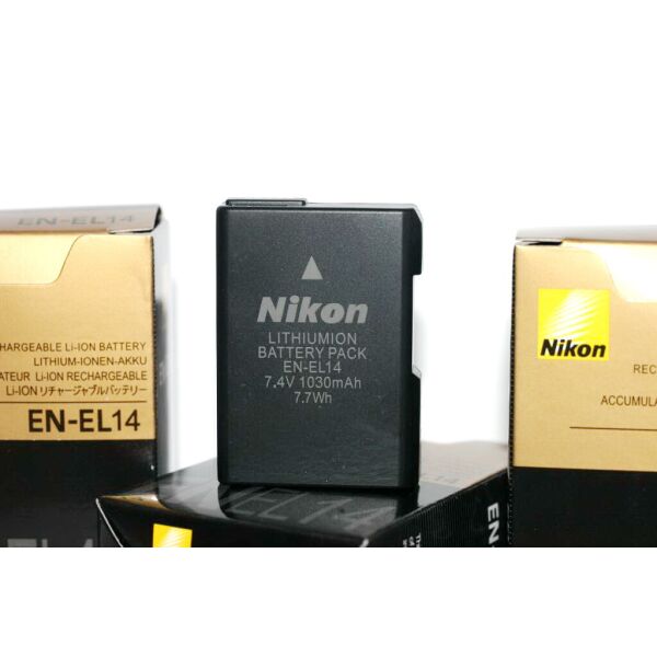 Акція на Аккумулятор для фотоаппаратов NIKON Coolpix P7000, 7 ak100, 7700, D3 ak100, D3200, D3300, D5 ak100, D5200  - EN-EL14 від Allo UA