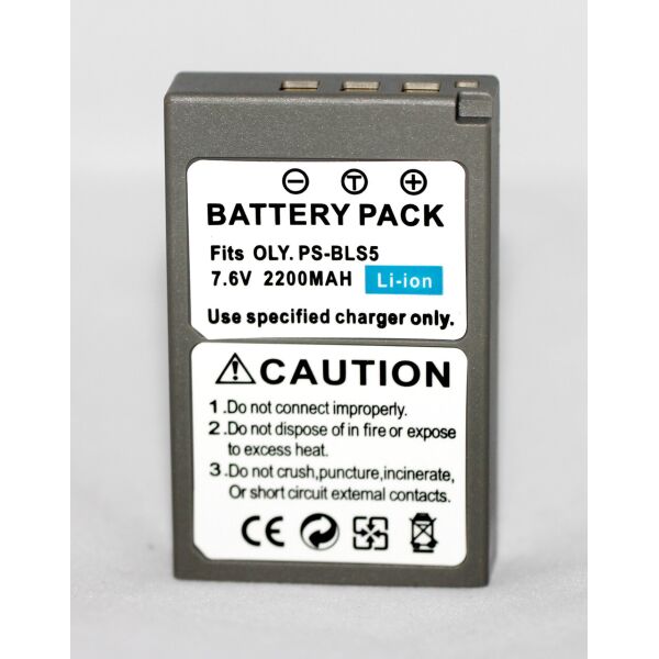 

Аккумулятор для фотоаппаратов OLYMPUS - BLS-5 (PS-BLS5, BLS-50) - 2200 ma