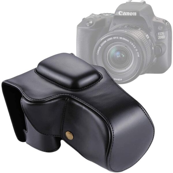 

Защитный футляр - чехол для фотоаппаратов CANON 200D, 250D - черный