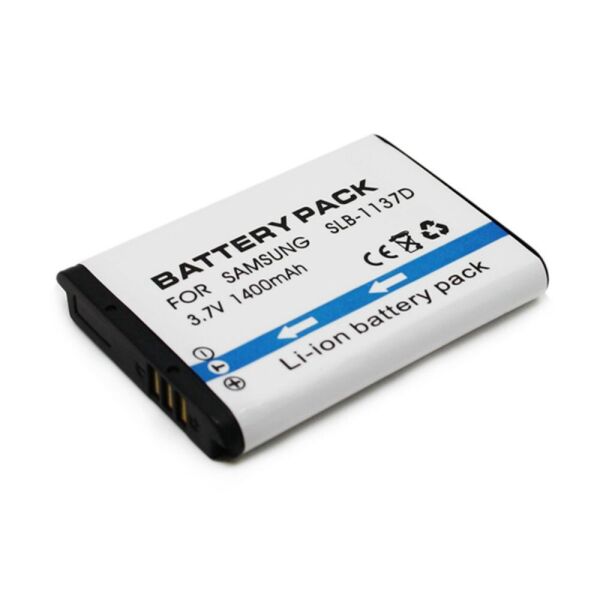 

Аккумулятор для камер SAMSUNG - SLB-1137D - аналог на 1400 ма