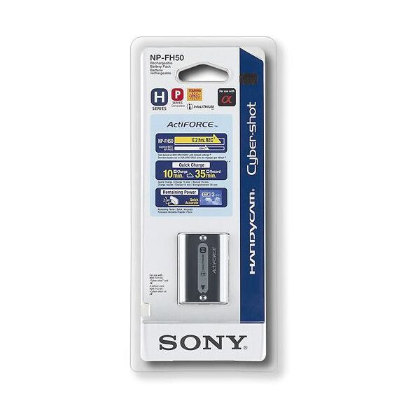 

Аккумулятор NP-FH50 для фотоаппаратов (A390 A290 A380 A230 A330) и видеокамер SONY