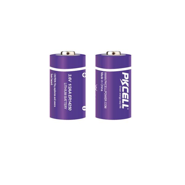 

Литиевая батарея PKCELL - ER14250 (CR14250), 1/2 AA Size 3,6В 1200 мАч, Li-SOCl2
