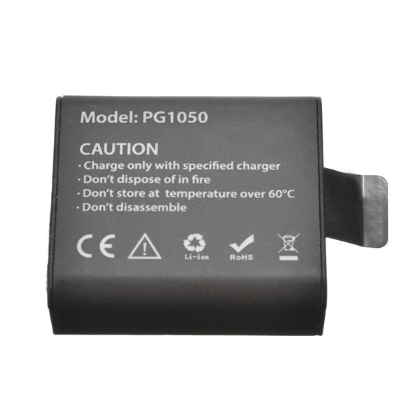 

Аккумулятор PG1050 - аналог (SJCAM SJ4000B) для камер EKEN H8, H8R, H8 Pro, H9, H9R, V8S, SJ6000, SJ7000 и тд