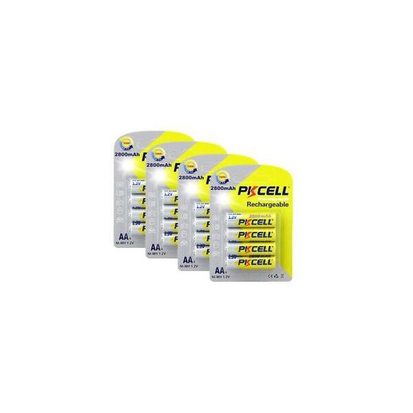 

Аккумуляторы AA - PkCell 2800 mAh (4шт в блистере)
