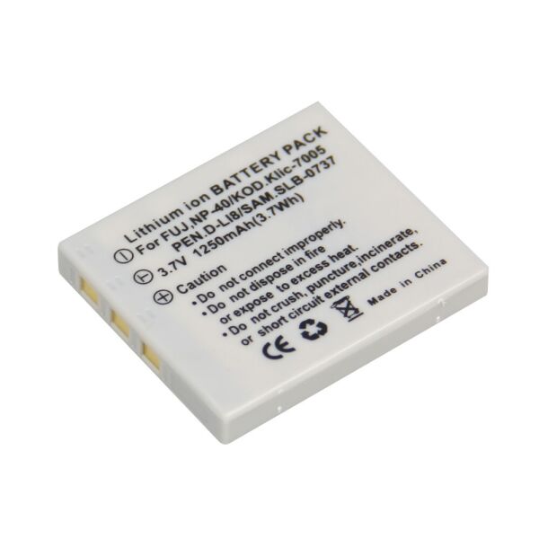 

Аккумулятор для камер Panasonic CGA-S004 (NP-40, DMW-BCB7, D-LI8, SLB-0737, DS-5020, NP-1) - аналог на 1250 ма