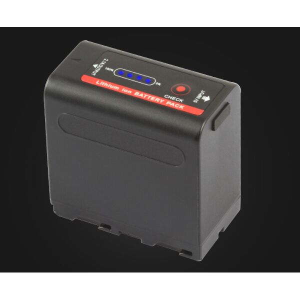 

Аккумулятор NP-F980 (NP-F970, NP-F960) с функцией Powerbank и USB для камер SONY и LED света (7800 ma)