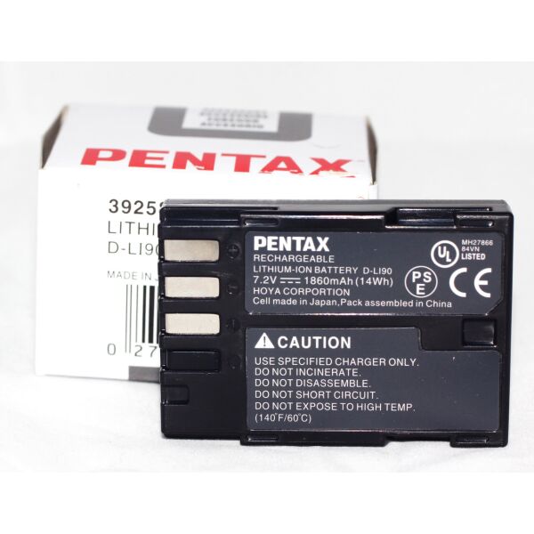 

Аккумулятор D-LI90 для PENTAX K-7, 645d, K5, K-5, K-01, K-5II, K-5IIs, K3, K3 II