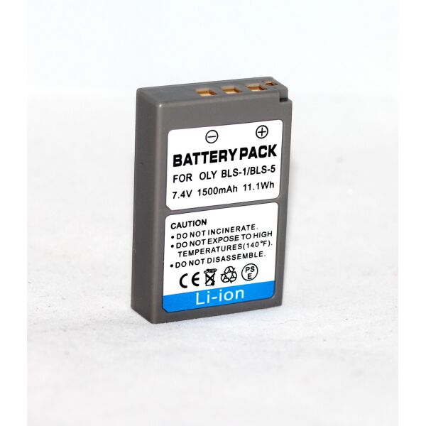 

Аккумулятор для фотоаппаратов OLYMPUS - BLS-5 (PS-BLS5, BLS-50) - анлог на 1500 ma