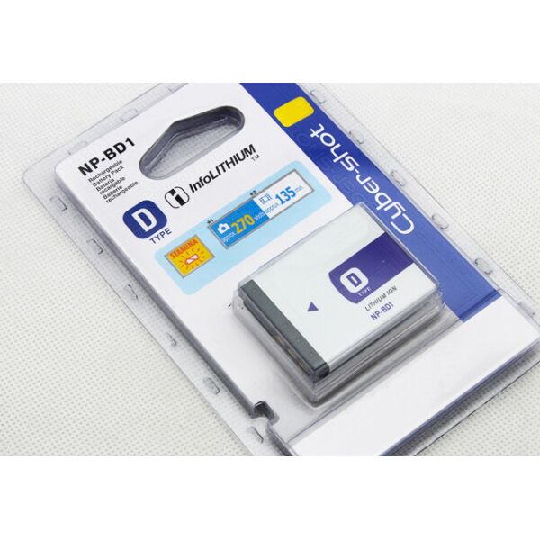 

Аккумулятор NP-BD1 для фотоаппаратов Sony