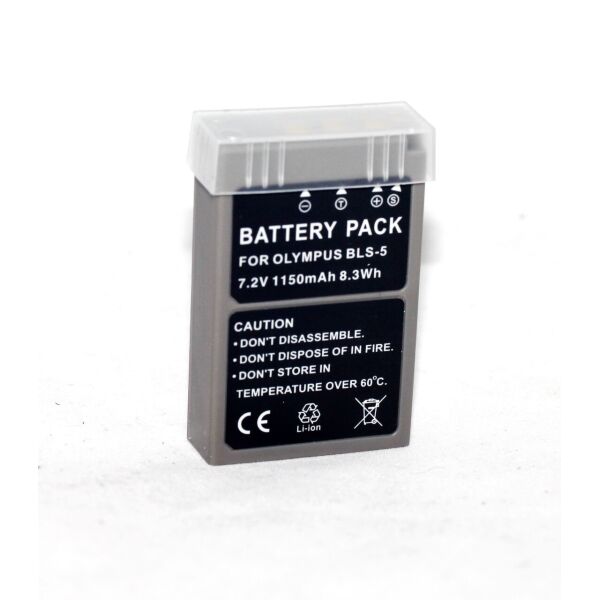 

Аккумулятор для фотоаппаратов OLYMPUS - BLS-5 (PS-BLS5, BLS-50) - анлог на 1150 ma