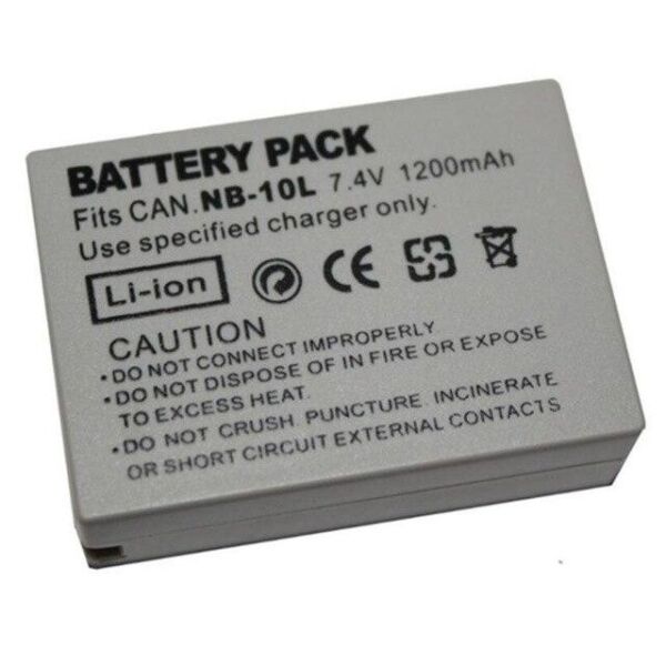 

Аккумулятор для фотоаппаратов CANON - NB-10L - аналог 1200 ma
