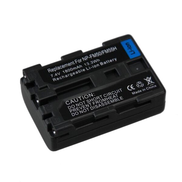 

Аккумулятор NP-FM50 (NP-QM51, NP-FM55H) аналог на 1800 ма для камер SONY