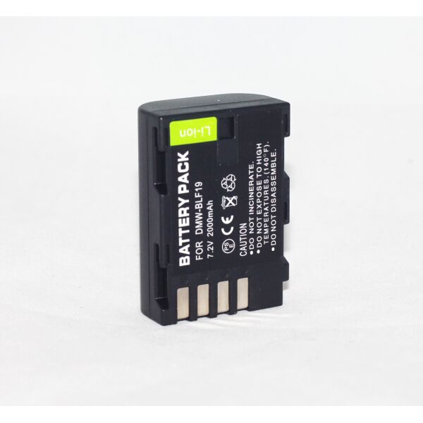 

Аккумулятор DMW-BLF19 (заменяем с DMW-BLF19E) аналог для камер Panasonic DMC-GH3, DMC-GH4, DMC-GH5 - 2000 ma