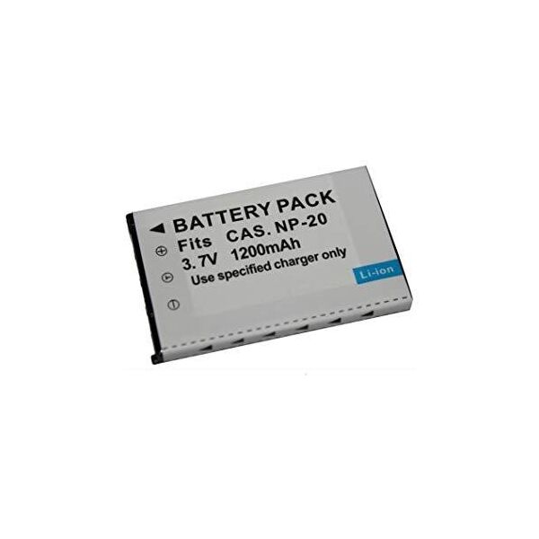 

Аккумулятор NP-20 (NP-20DBA, CNP-20) для фотоаппаратов CASIO - аналог 1200 ма