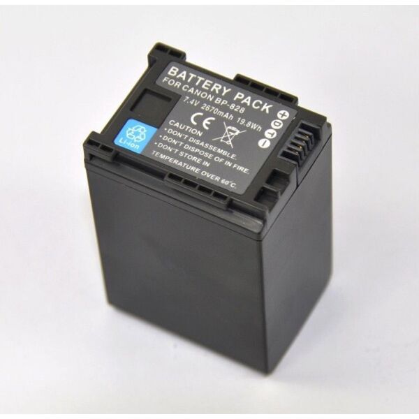 

Аккумулятор для камер CANON - BP-828 (BP-820) аналог - 2670 ma