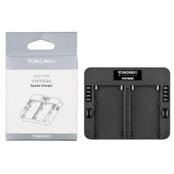 

Зарядное устройство Youngnuo YN750C для аккумуляторов NP-F550/F570/F750/F770/F950/F960/F970