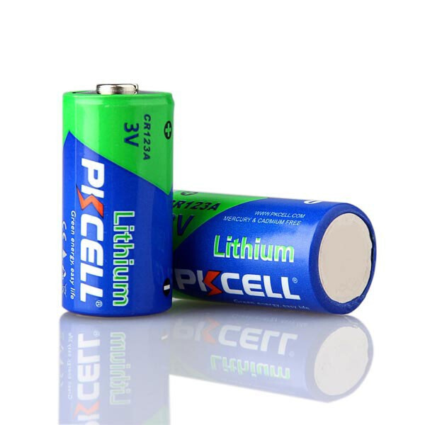 

Батарейка PKCELL CR123A, CR123 - 3.0V Lithium battery (1 шт)