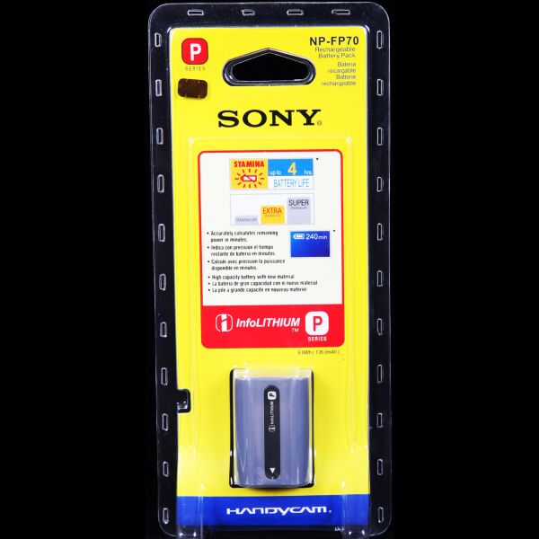 

Аккумулятор NP-FP70 для камер SONY (заменяем с NP-FP30, NP-FP50, NP-FP60)