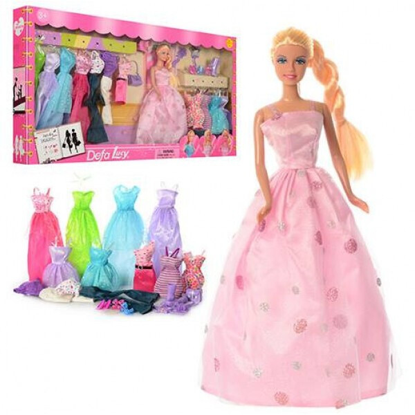 

Кукла Барби Defa 8193 с нарядами