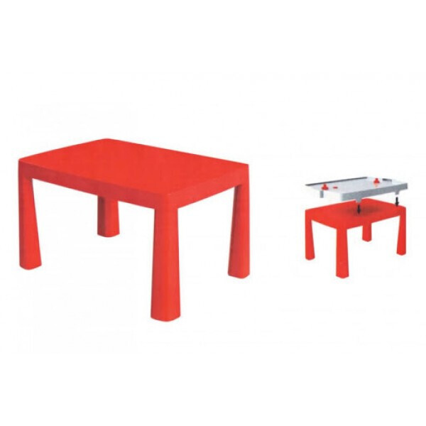 

Детский игровой стол с настольным хоккеем Doloni Toys 04580/1/2/3/4/5, 2в1 красный