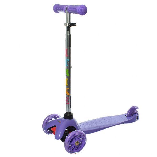

Самокат детский iTrike BB 3-013-4-C трехколёсный фиолетовый