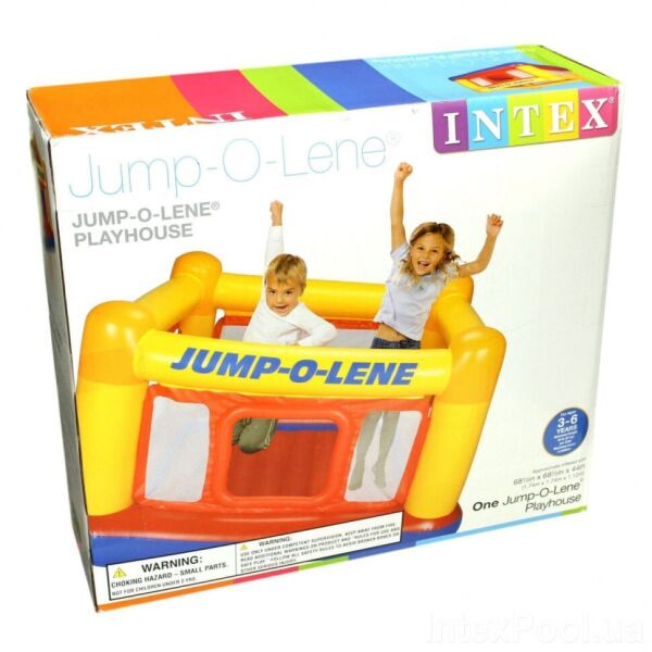 

Детский надувной батут Intex 48260, 174-174-112см