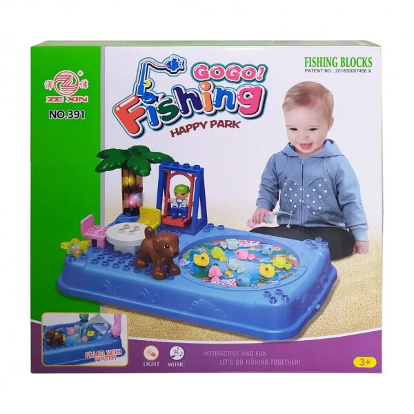 

Игрушечная рыбалка с игровым полем Metr+ 391-2 синий