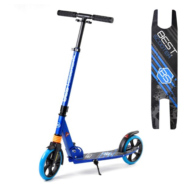 

Самокат Scooter Черно-синий 6900066346514