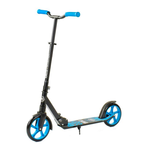 

Самокат Scooter Черно-голубой 6900066317415