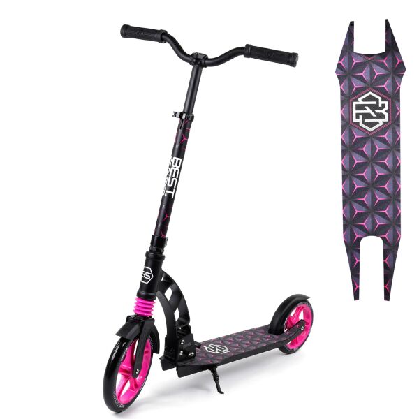 

Самокат Scooter Черно-розовый 6900066343773