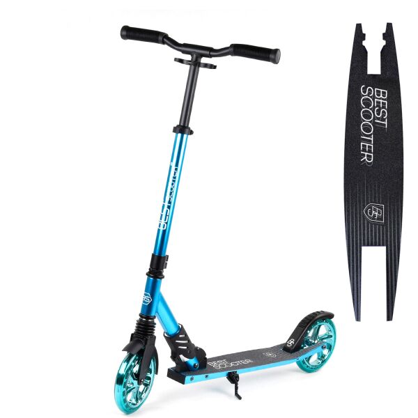 

Самокат Scooter Черно-голубой 6900083003452